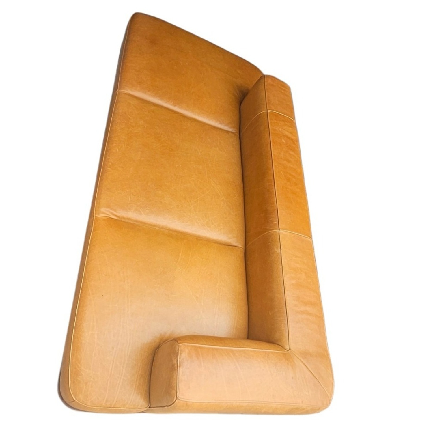 CB2 Serafin 81" Brown Leather Daybed - image-14