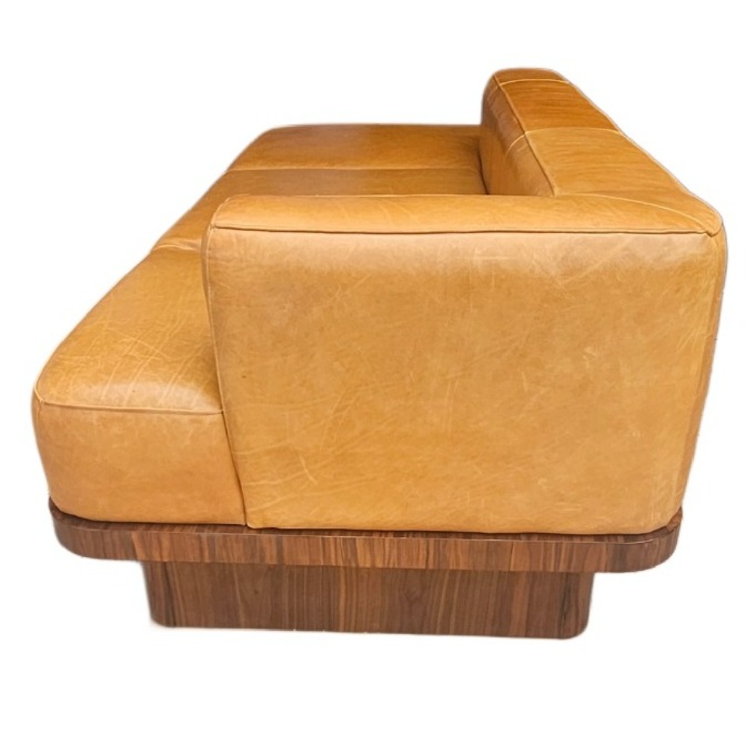 CB2 Serafin 81" Brown Leather Daybed - image-11