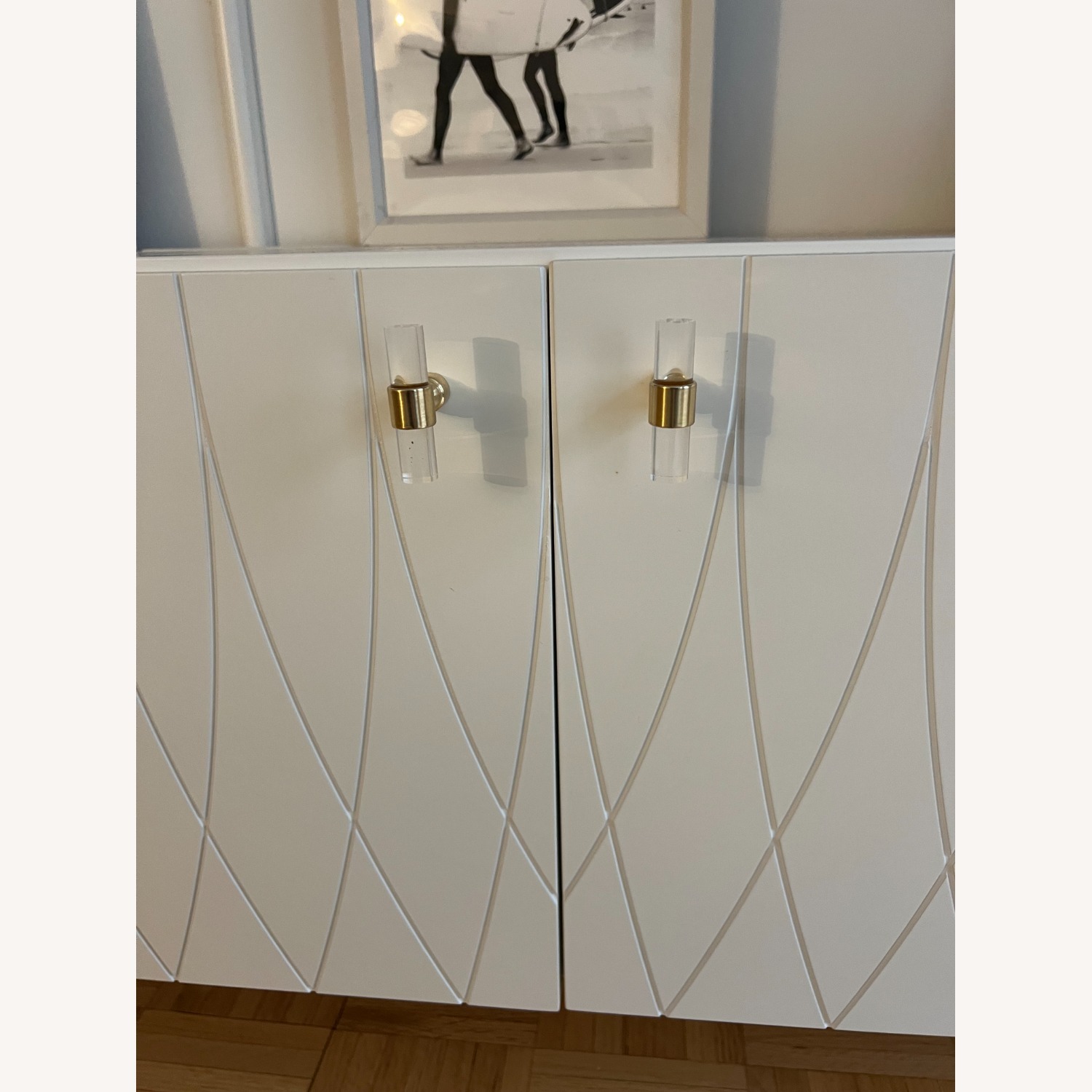 IKEA Besta Media Unit with Custom Norse Hardware - image-2