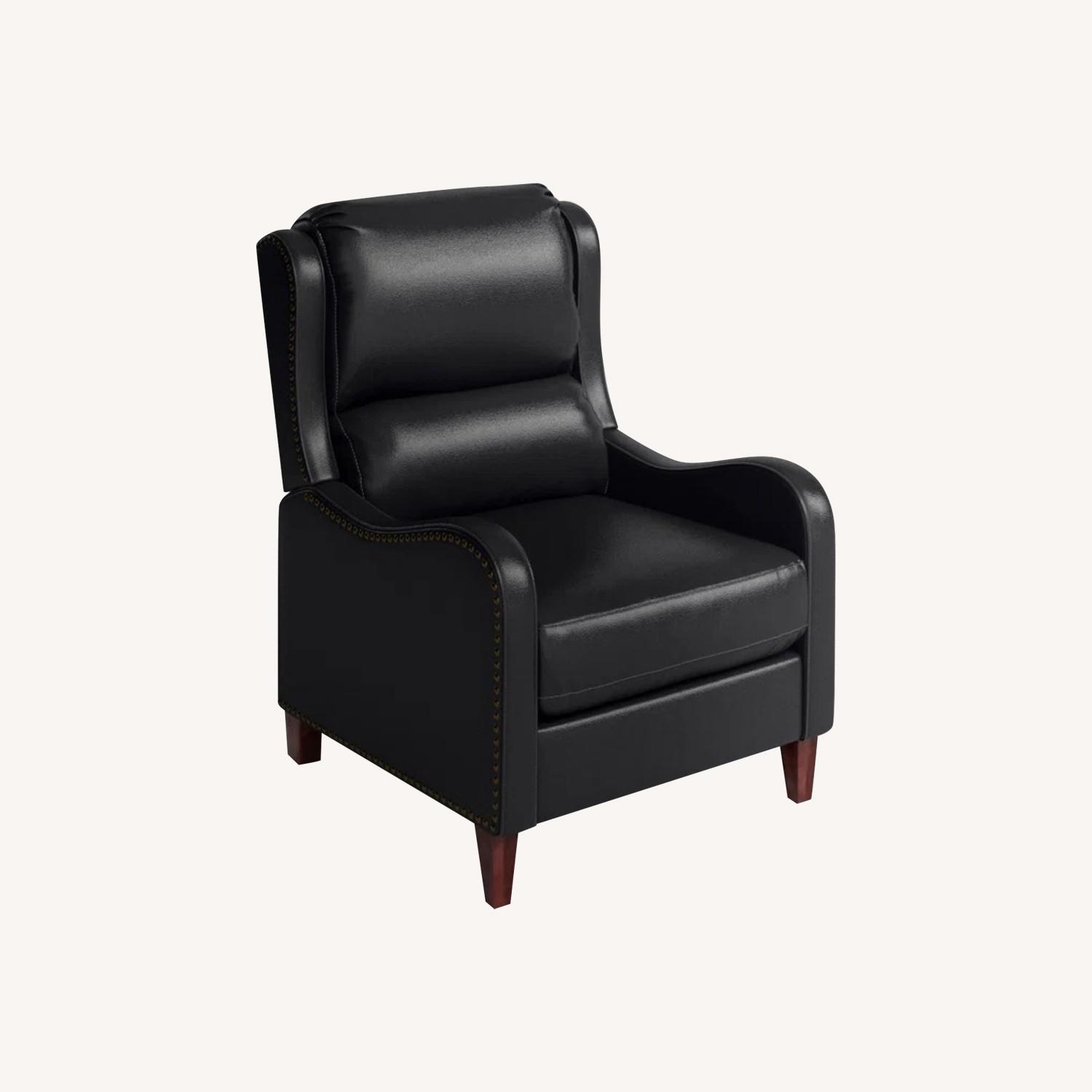 Wayfair Lark Manor Beached Leather Recliner - image-0