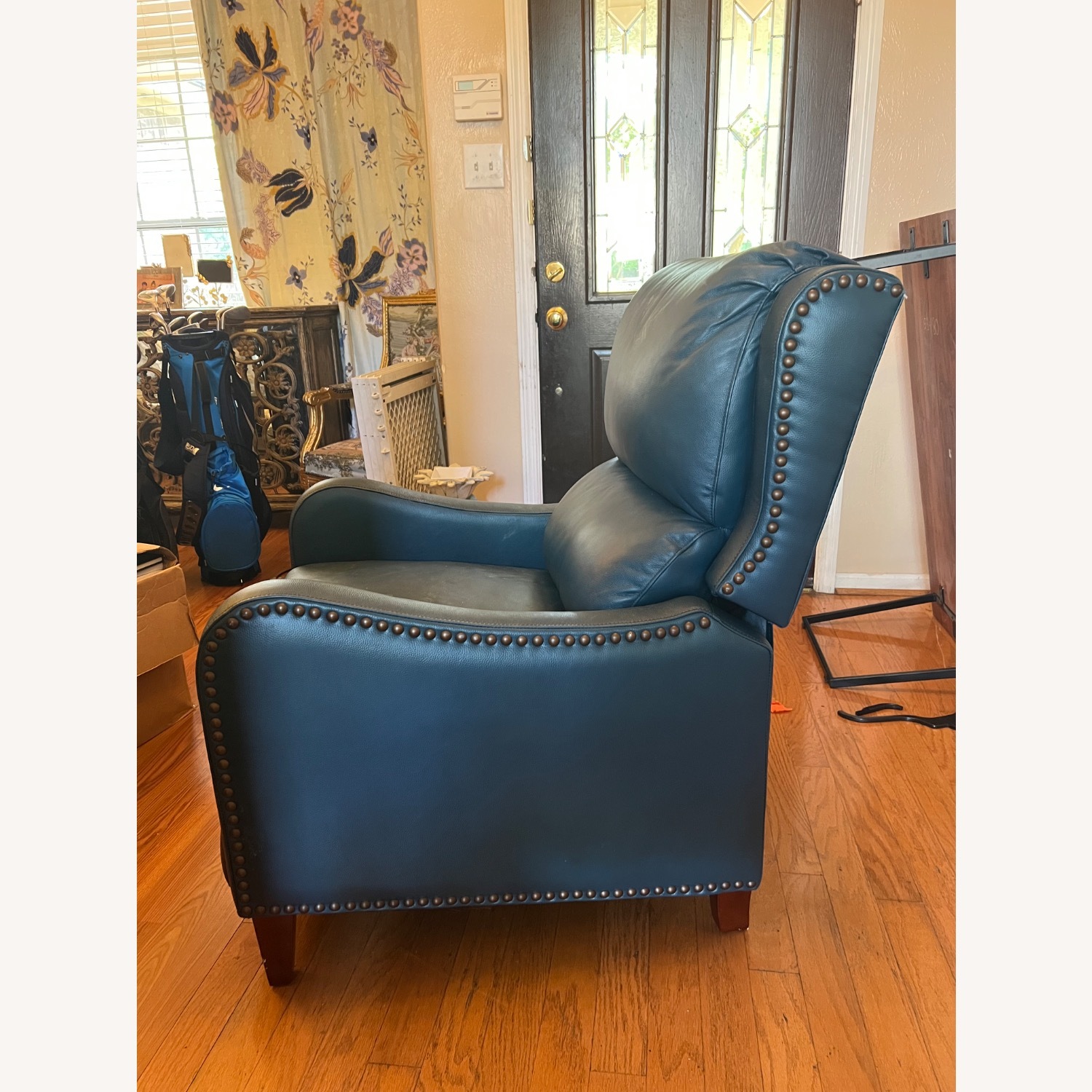 Wayfair Lark Manor Beached Leather Recliner - image-3