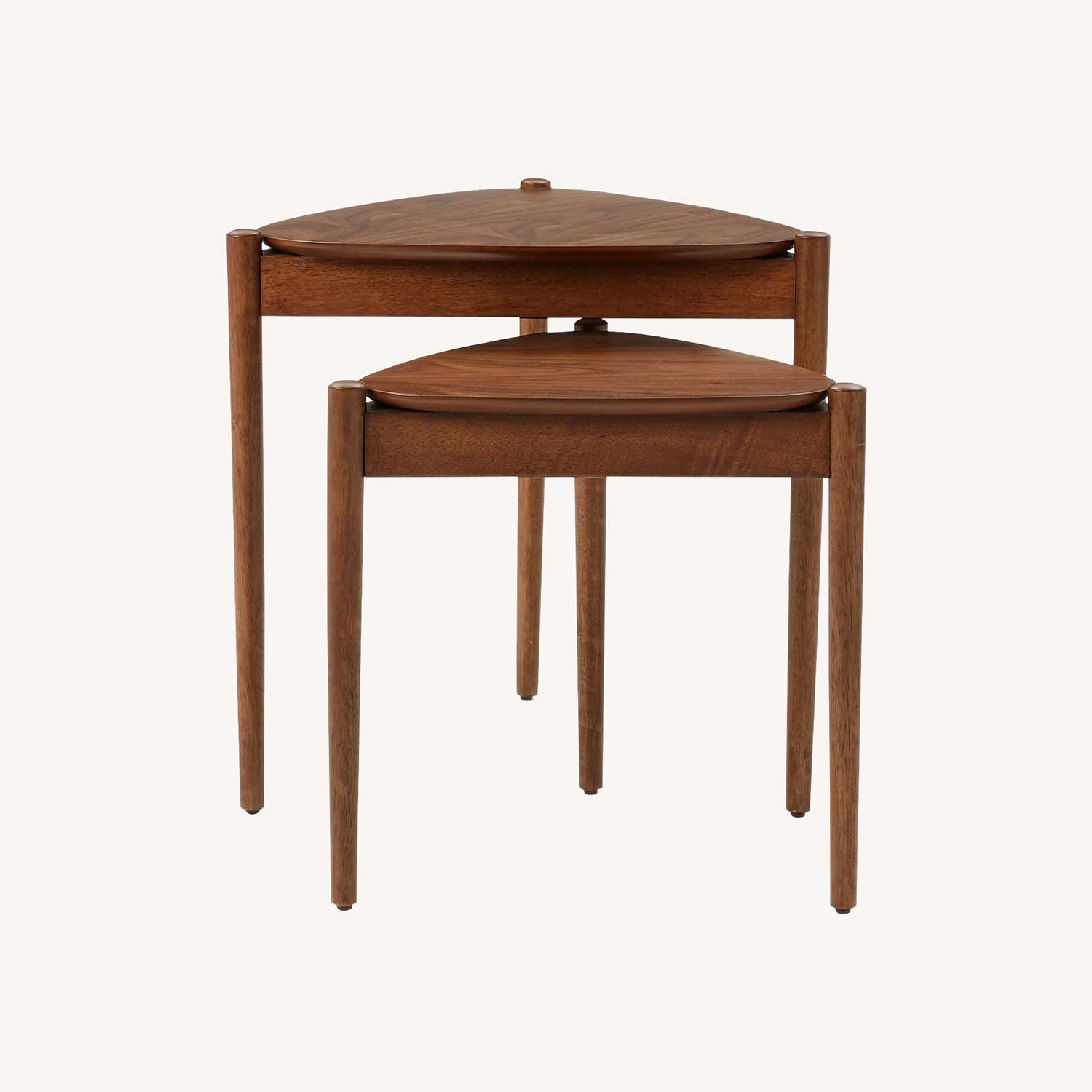 West Elm Retro Tripod Nesting Side Tables - image-0