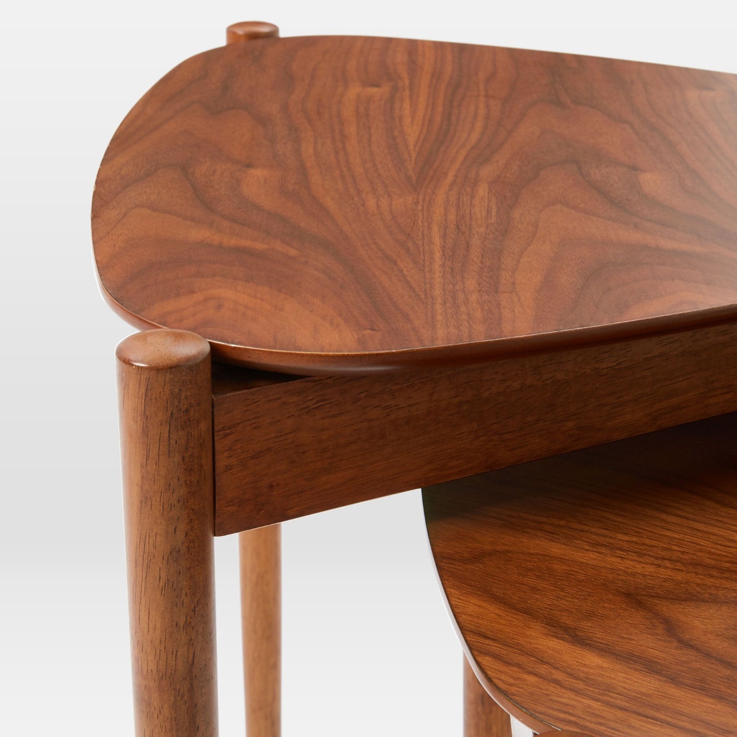 West Elm Retro Tripod Nesting Side Tables - image-3