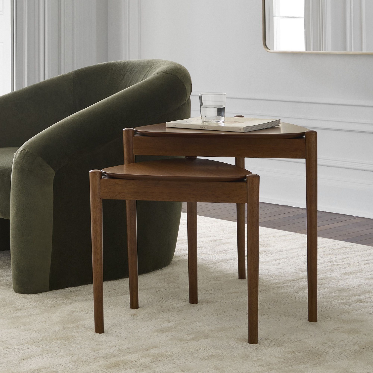 West Elm Retro Tripod Nesting Side Tables - image-2
