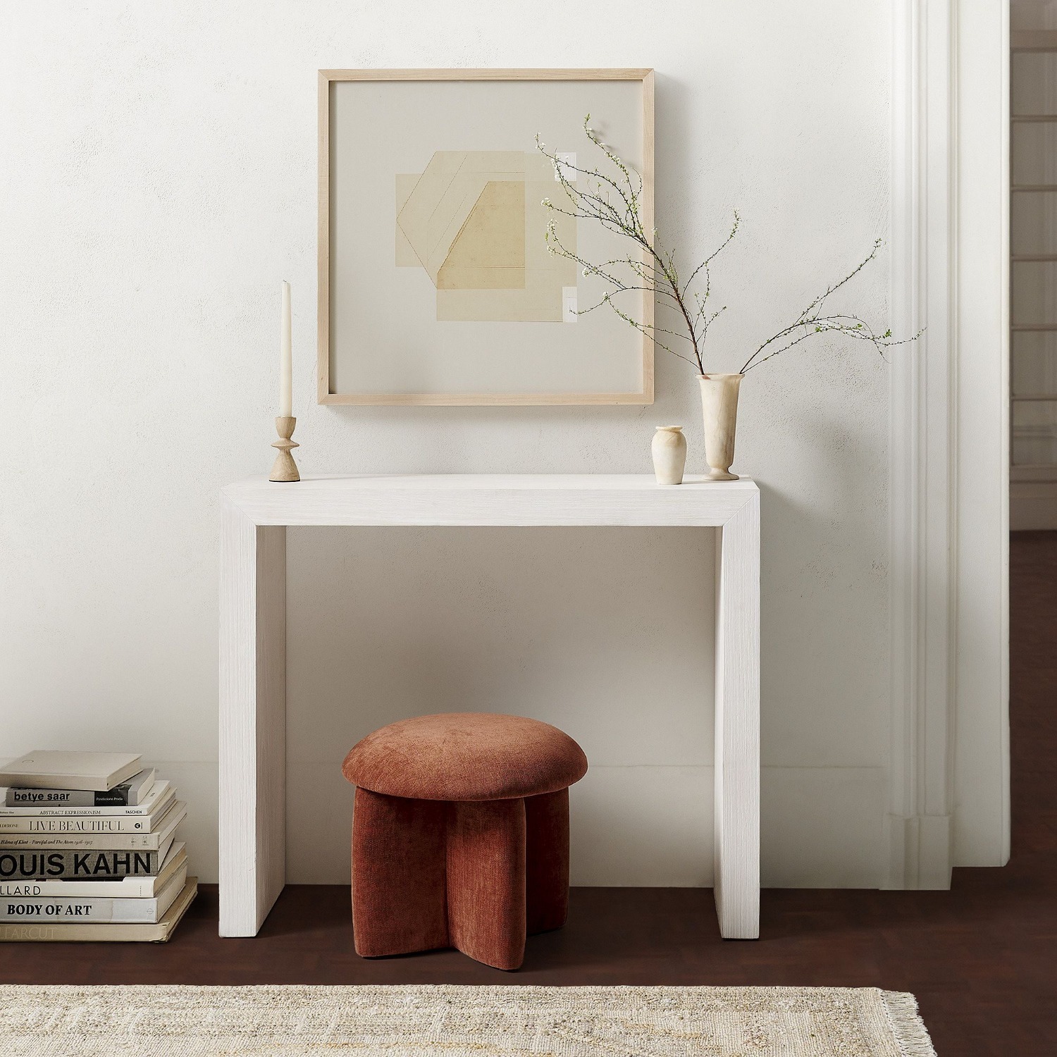 West Elm Madeline Ottoman - image-1