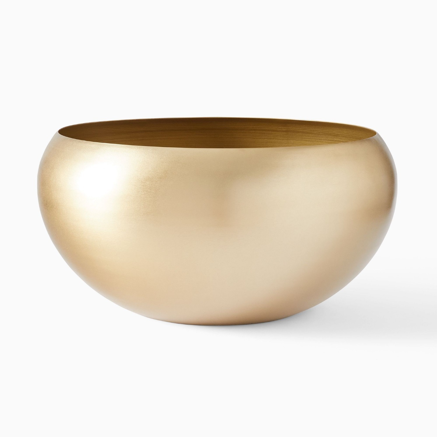 West Elm Organic Metal Floor Planter - image-1