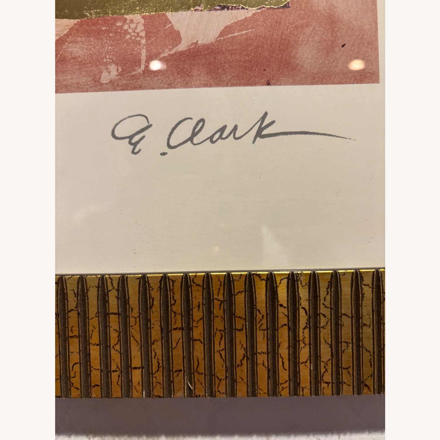  Art Print in Golden Frame W Glass Cover Set of 2 - image-4