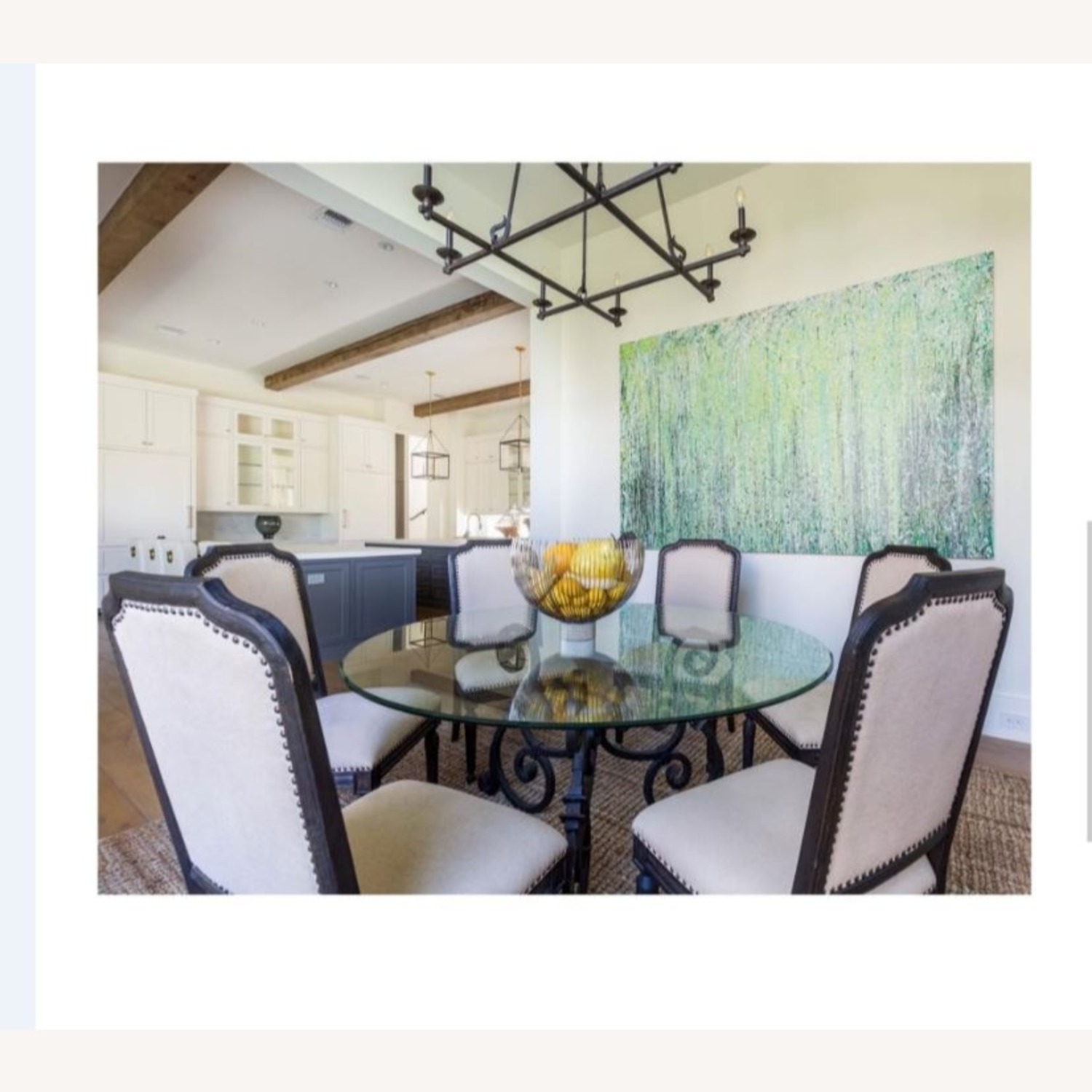 Leslie Parke New Day - Oil and Metallic on Canvas - image-1