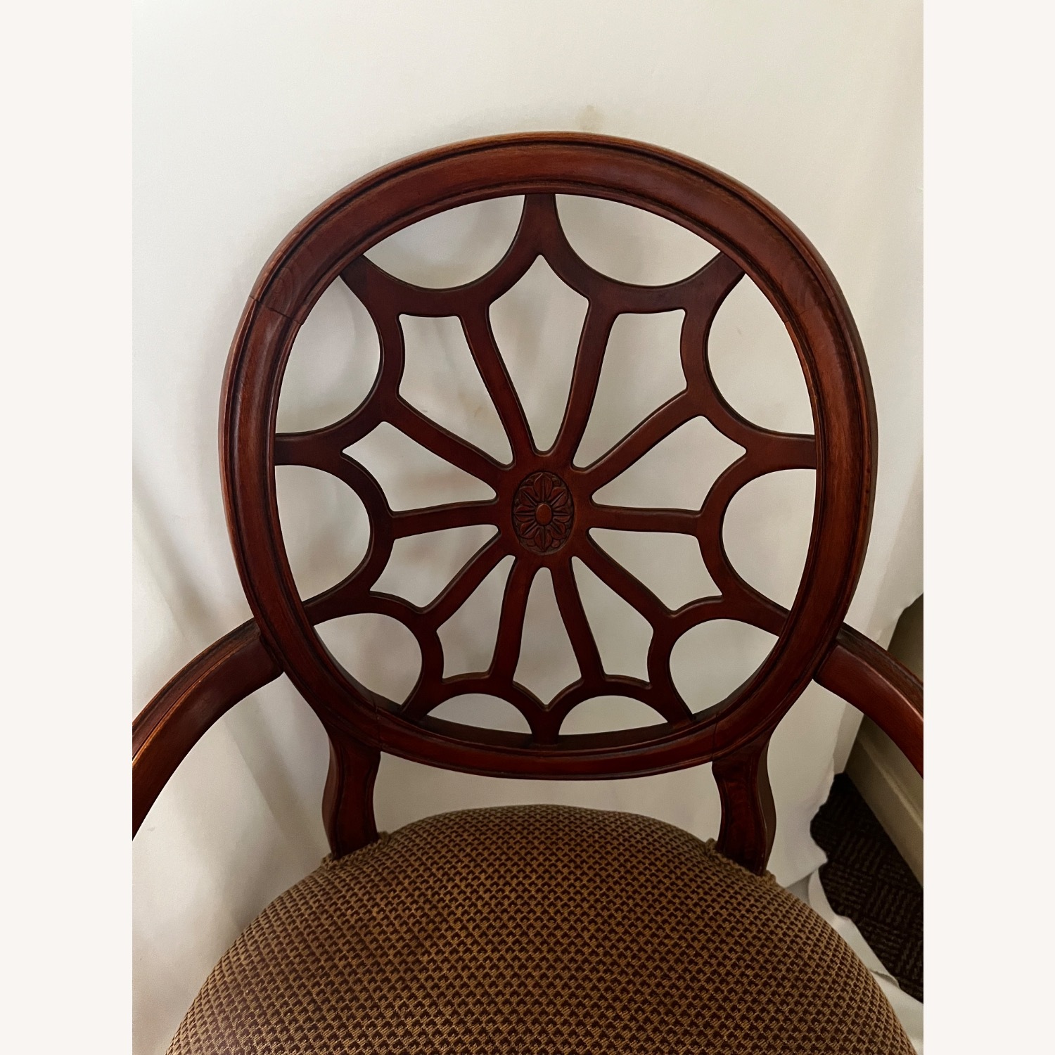 Regency Hepplewhite Style Spider Back Chair - image-2
