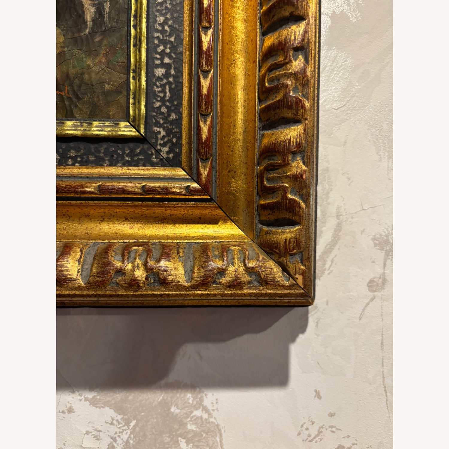 Signed Brummel Oil Painting of Hunting Scene - image-7