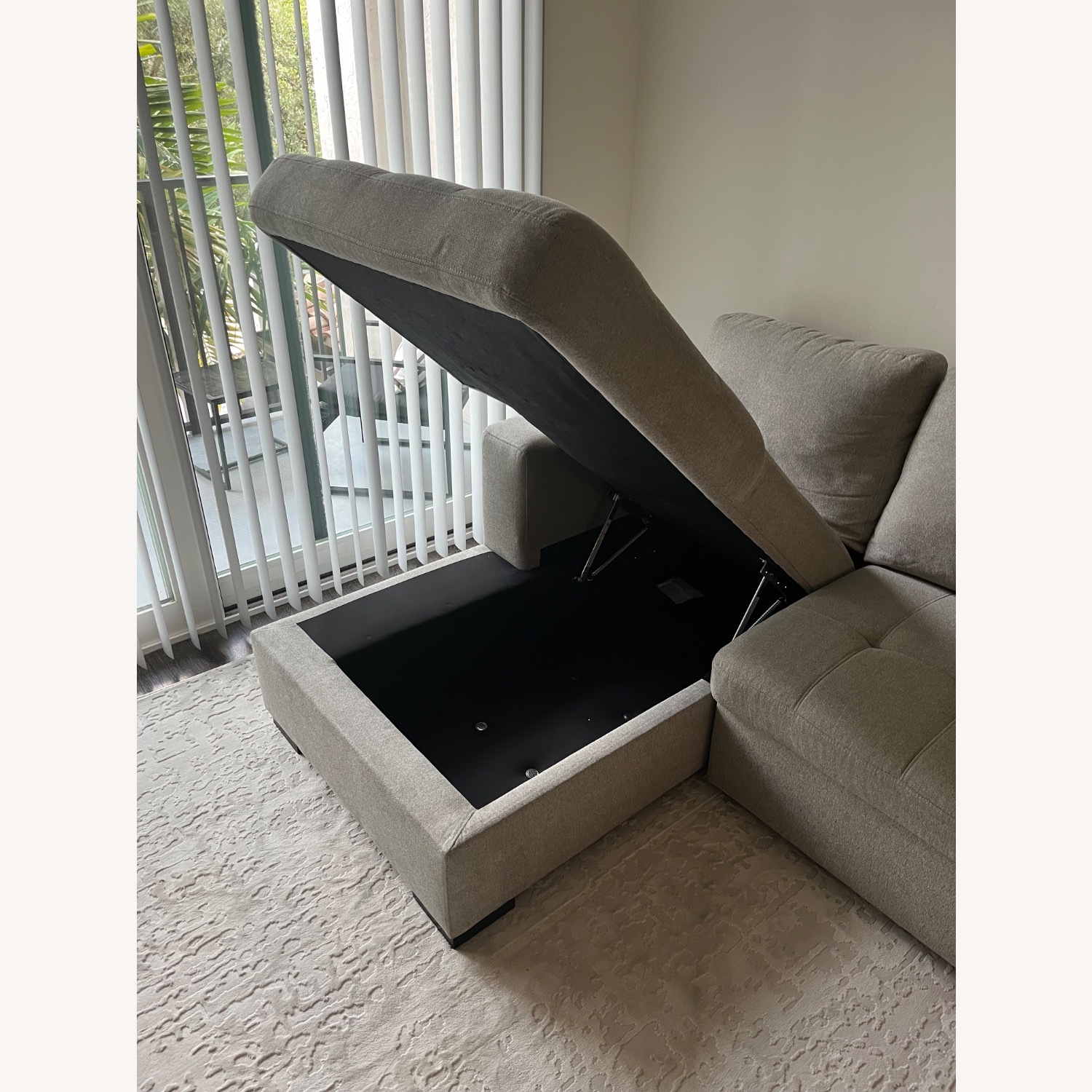 Angelino Heights Gray Sleeper Sectional - image-4