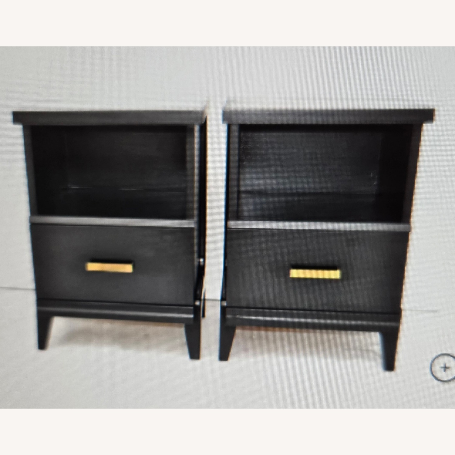 1st Dibs Vintage Mid-Century Ebonized Nightstands - image-1