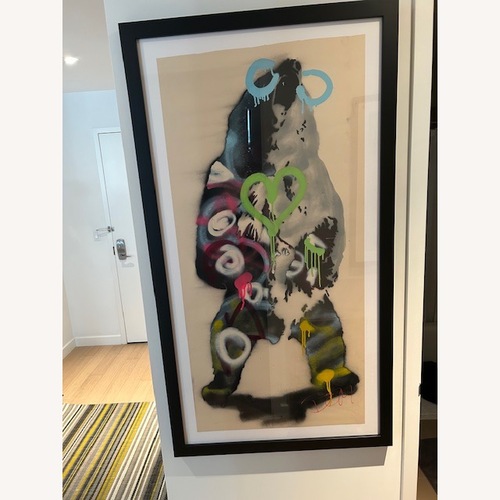 Used Dom Pattinson Raging Bear Wall Art for sale on AptDeco