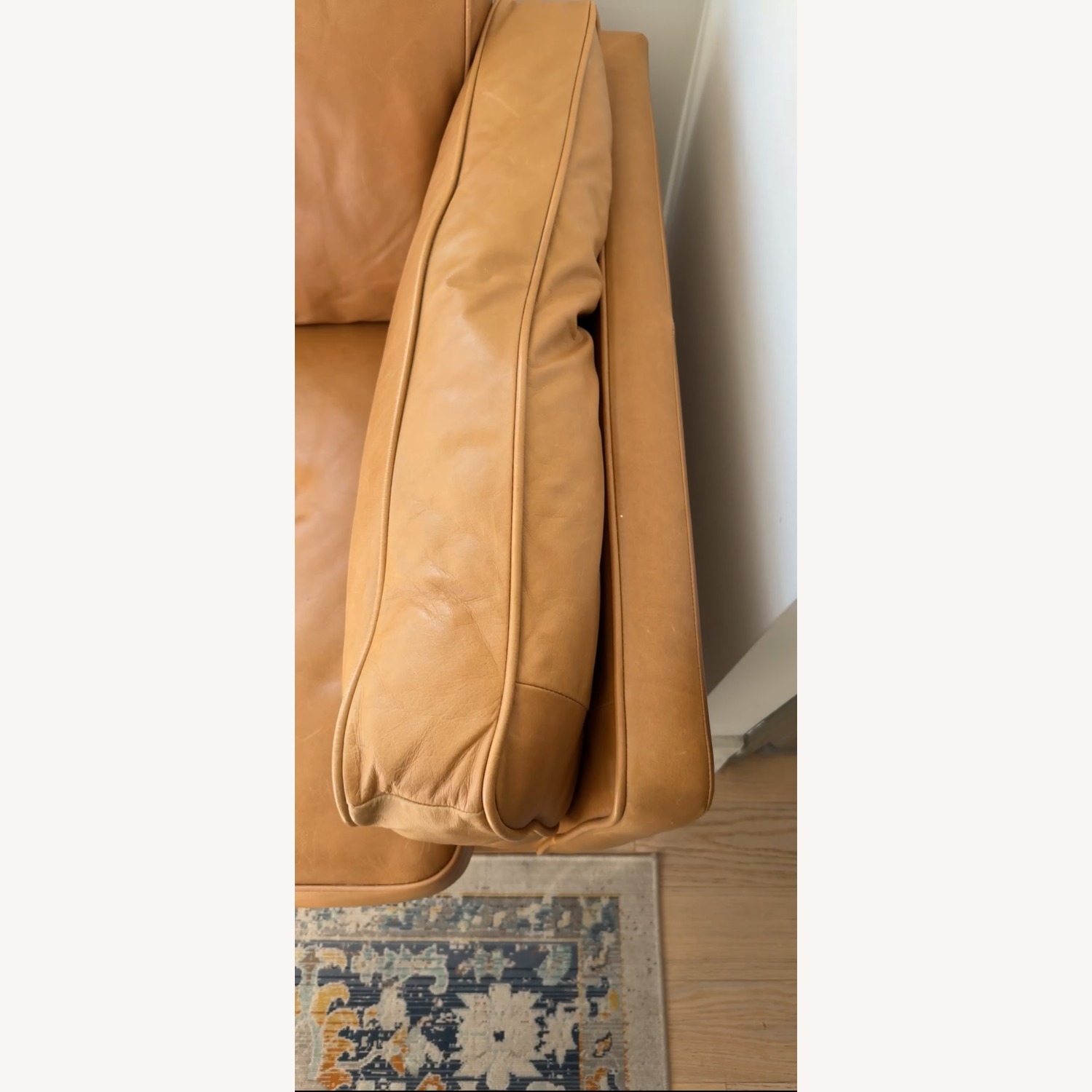 Article Timber 90" Leather Sofa - image-5
