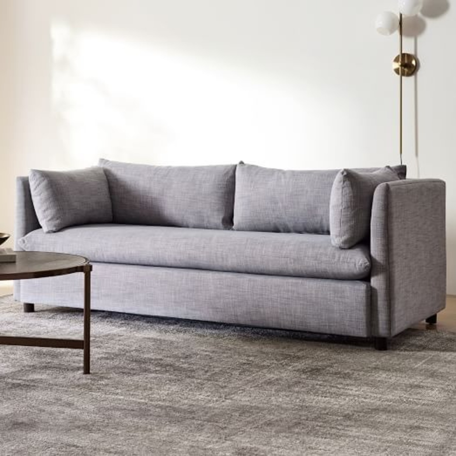 West Elm Shelter Queen Sleeper Sofa - image-1