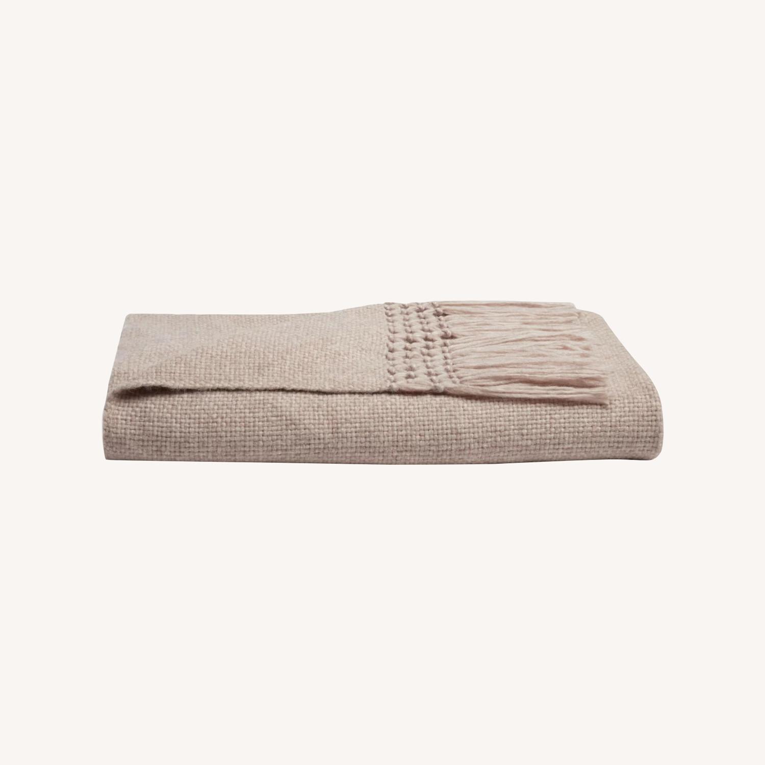 Parachute Cozy Alpaca Throw In Taupe - image-0