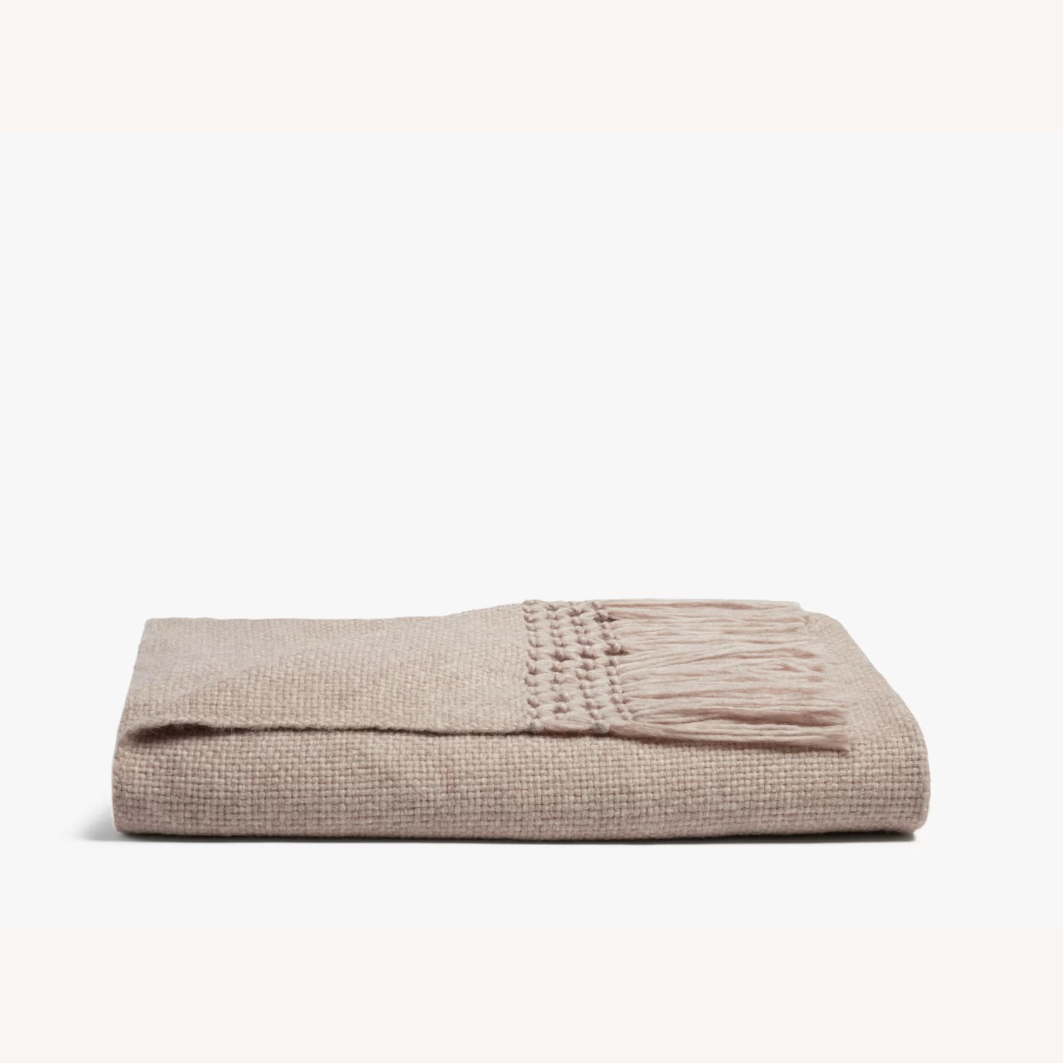 Parachute Cozy Alpaca Throw In Taupe - image-1