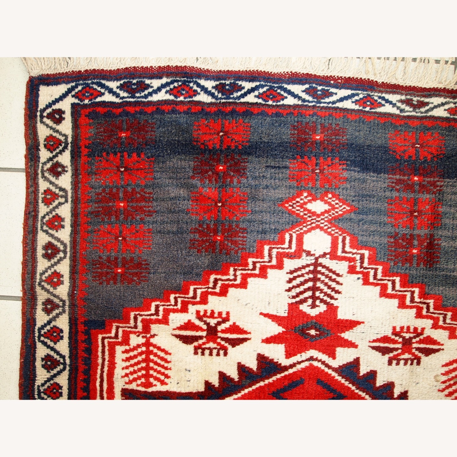 Handmade Vintage Turkish Anatolian Rug - image-1