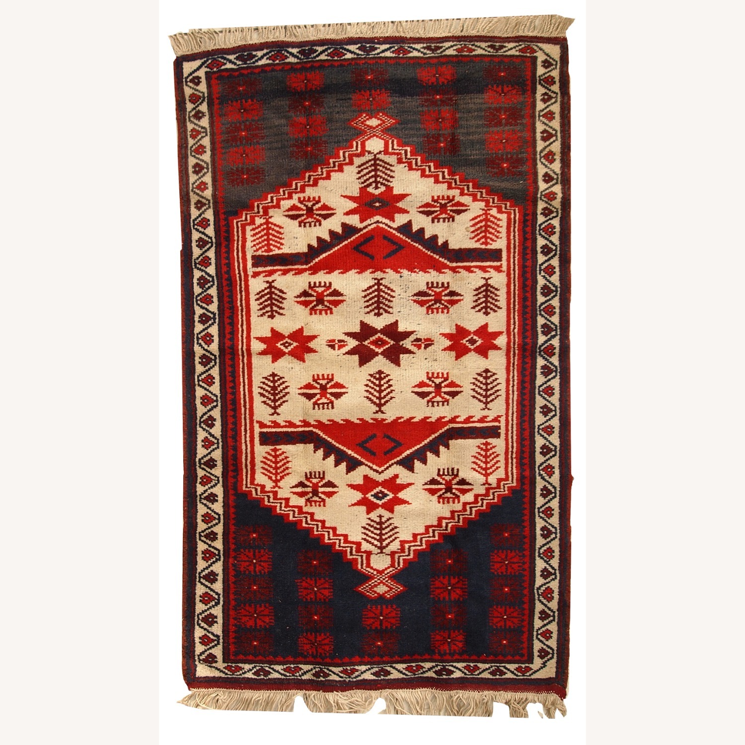 Handmade Vintage Turkish Anatolian Rug - image-12
