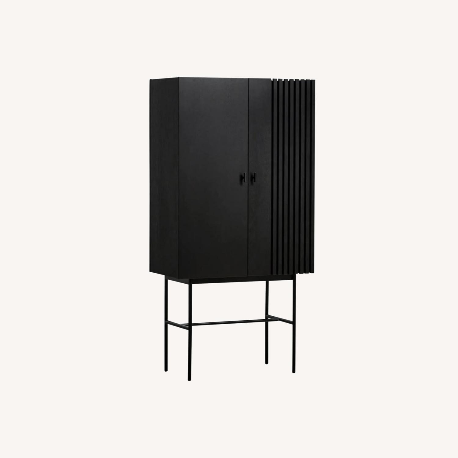 WOUD Array Highboard Cabinet in Black - image-0