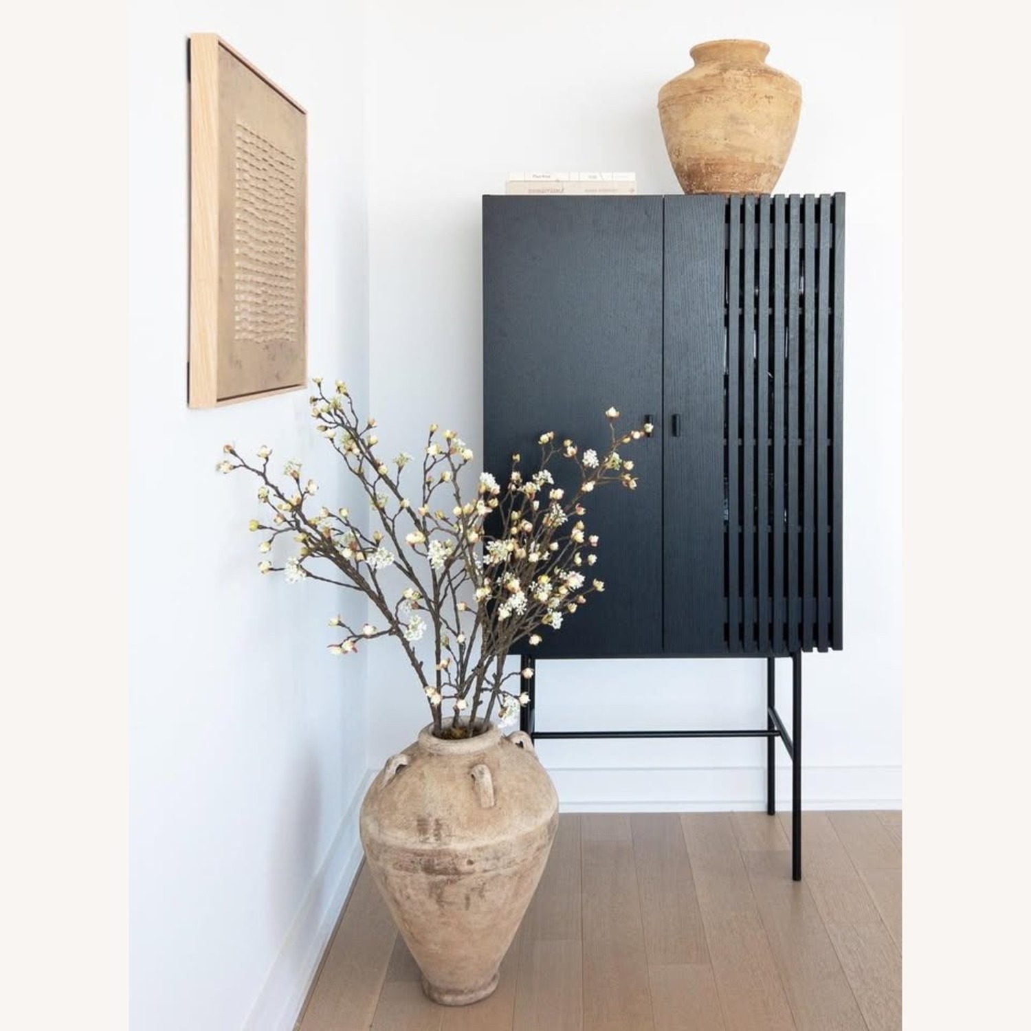 WOUD Array Highboard Cabinet in Black - image-1