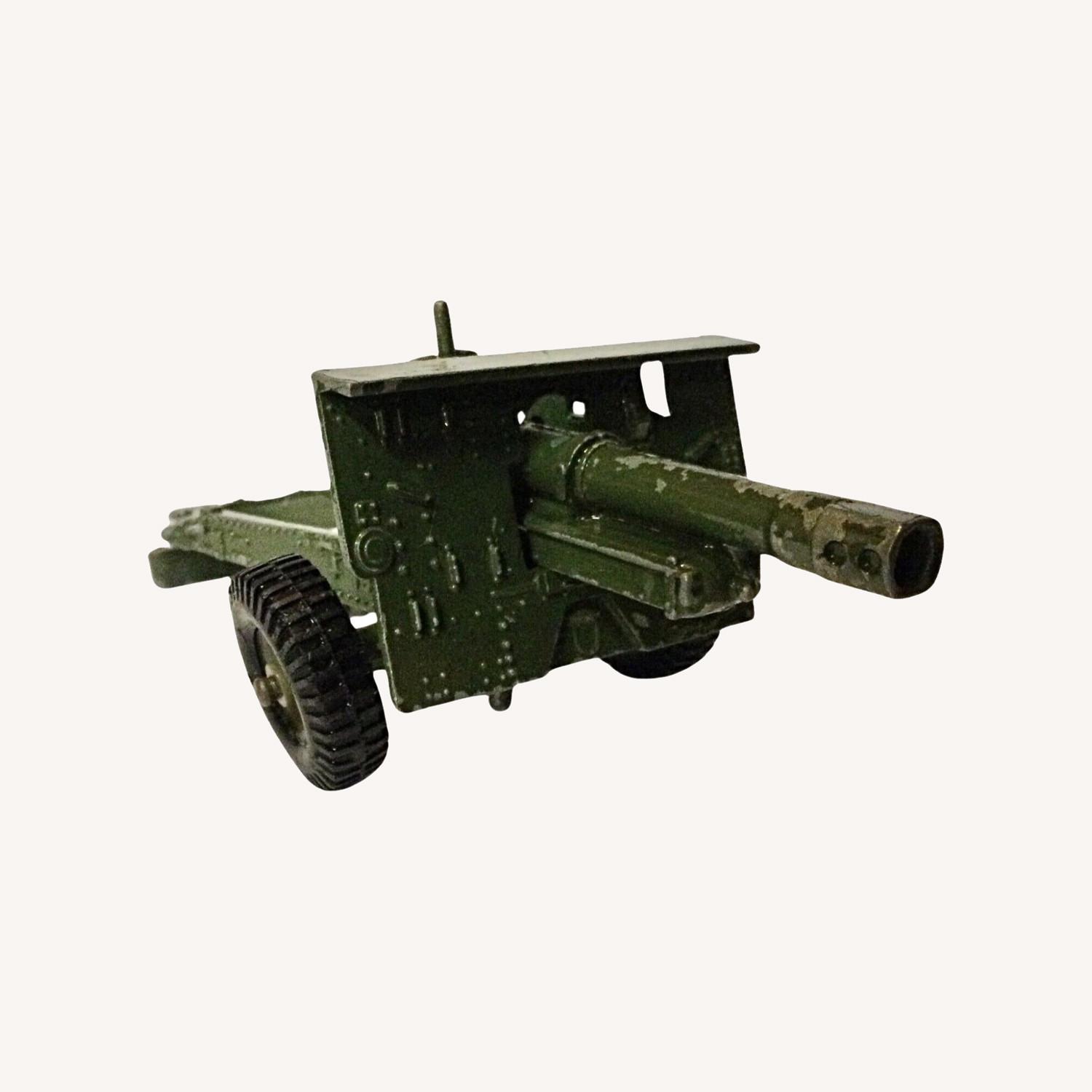 Vintage Miniature Anti-Tank Cannon - image-0