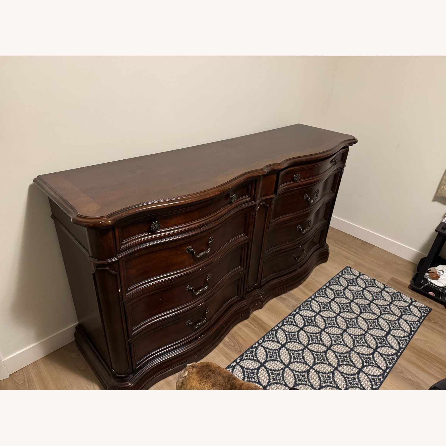 Large Dark-wood Dresser - image-1