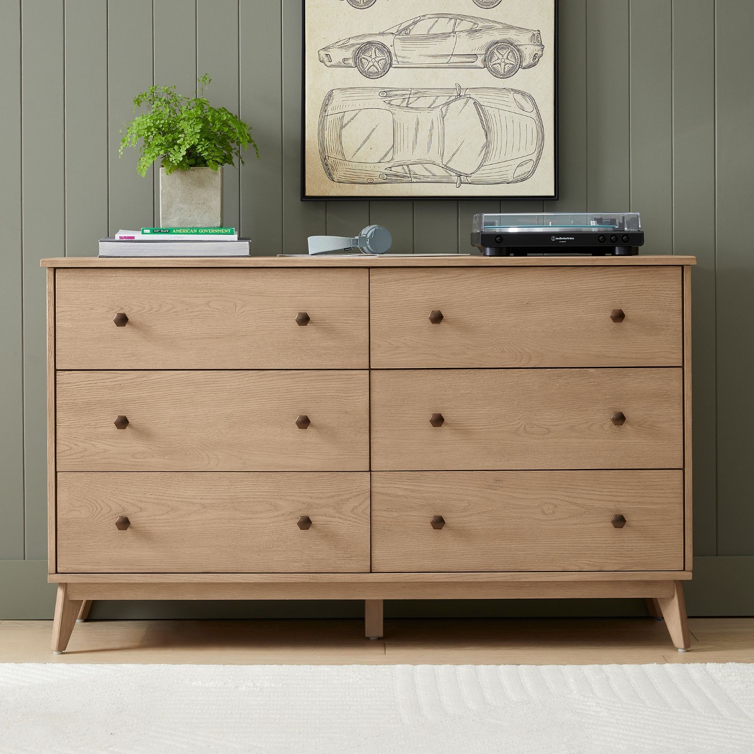 Pottery Barn Teen Keaton 6-Drawer Wide Dresser - image-2