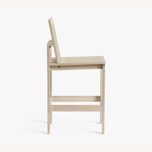 Used Pottery Barn Indio Eucalyptus Patio Barstool for sale on AptDeco