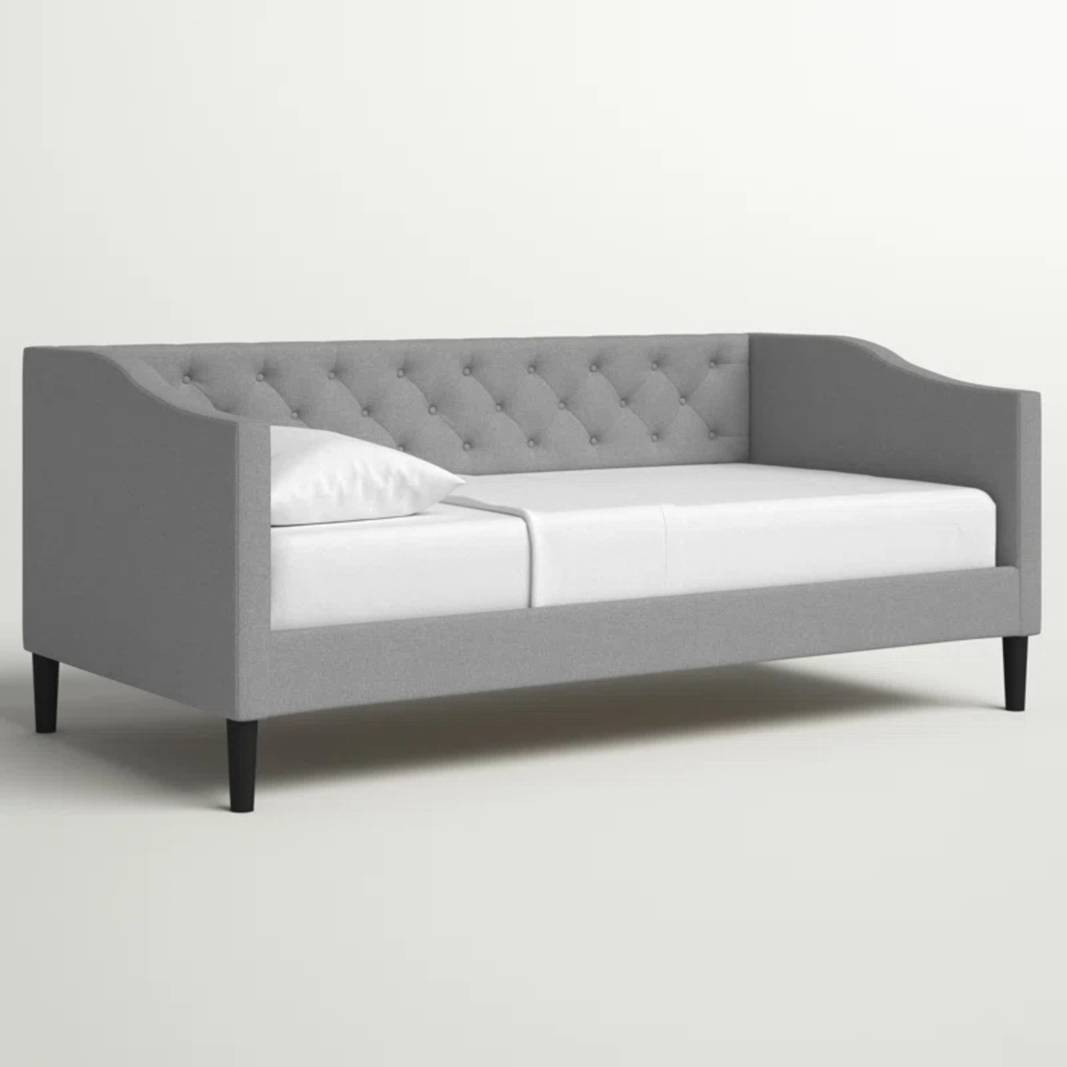 Penville Upholstered Twin Daybed, Light Gray - image-4