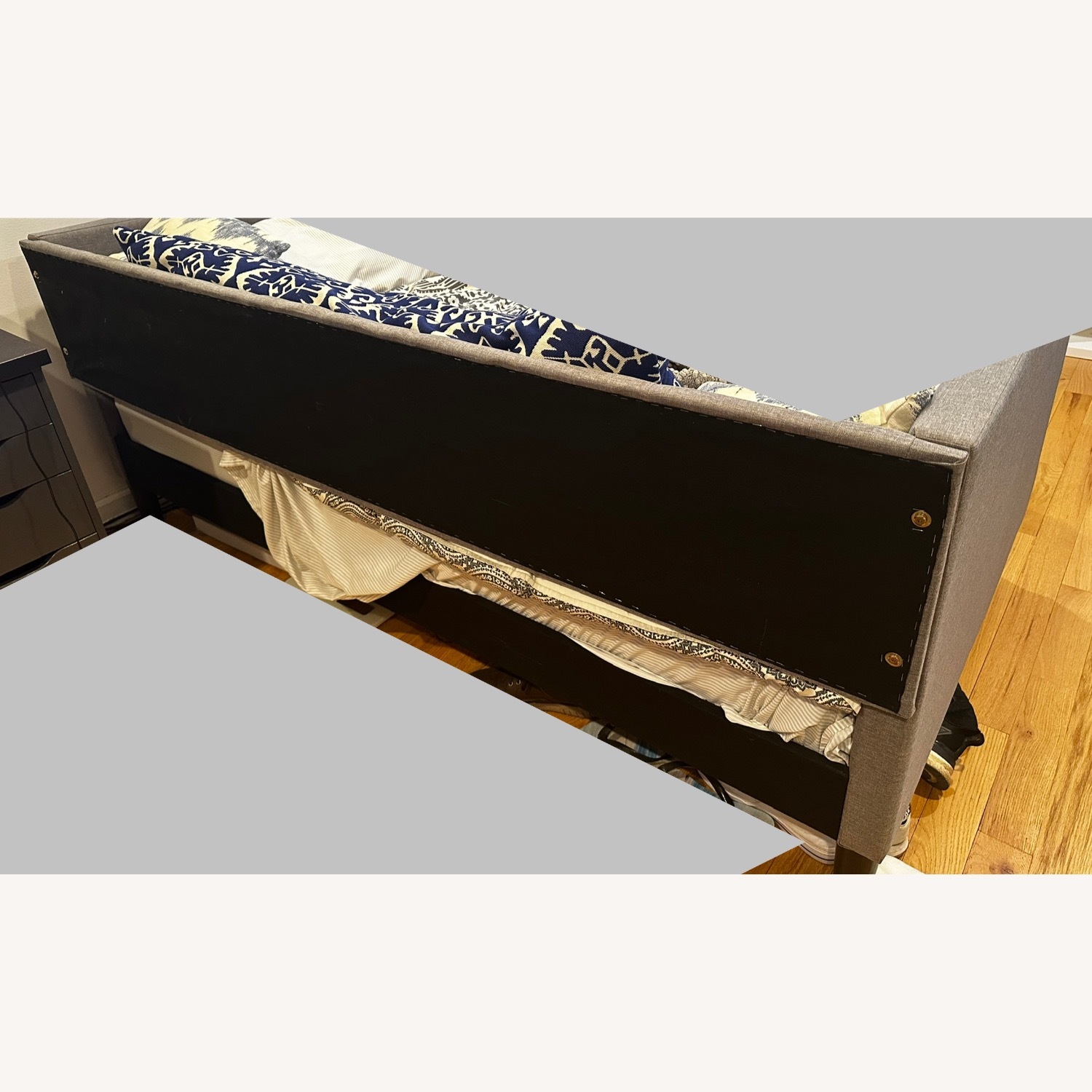 Penville Upholstered Twin Daybed, Light Gray - image-3