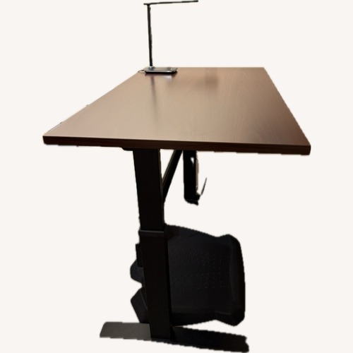 Used VertDesk V3 Electric Sit Stand Desk W Voice Control for sale on AptDeco