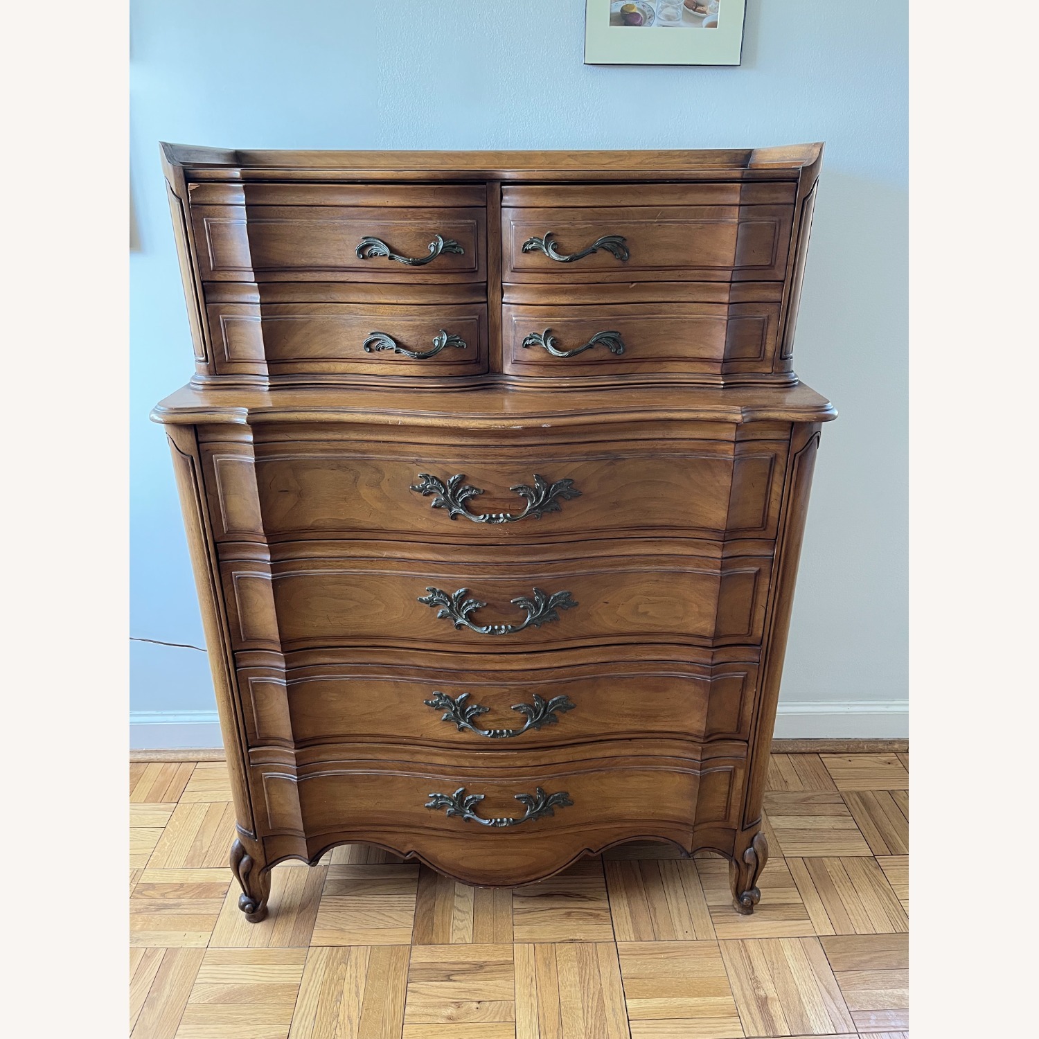 Wooden Antique Multi Drawer Dresser - image-1