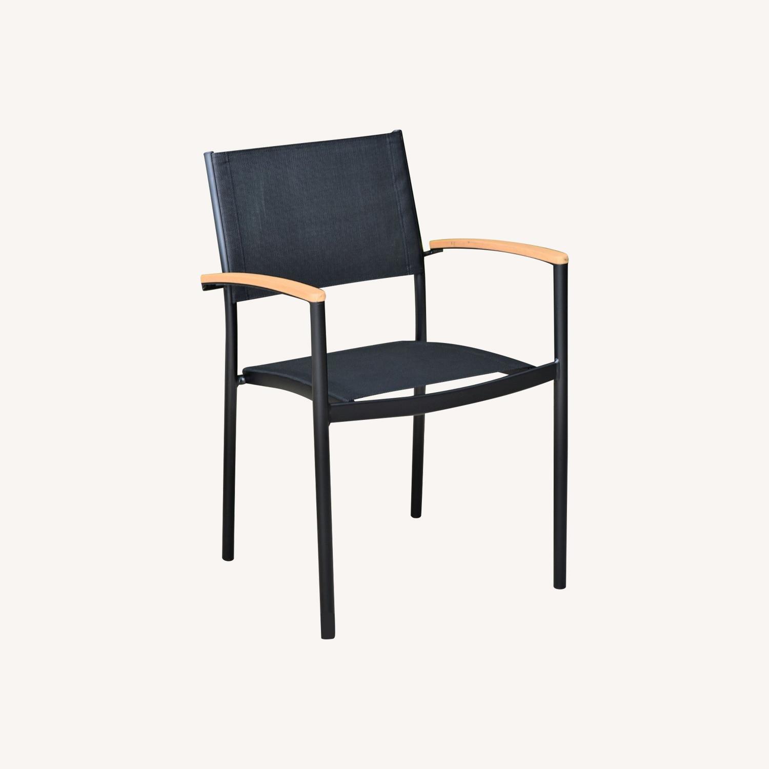 Pottery Barn Santa Ana Mesh Dining Armchair - image-0