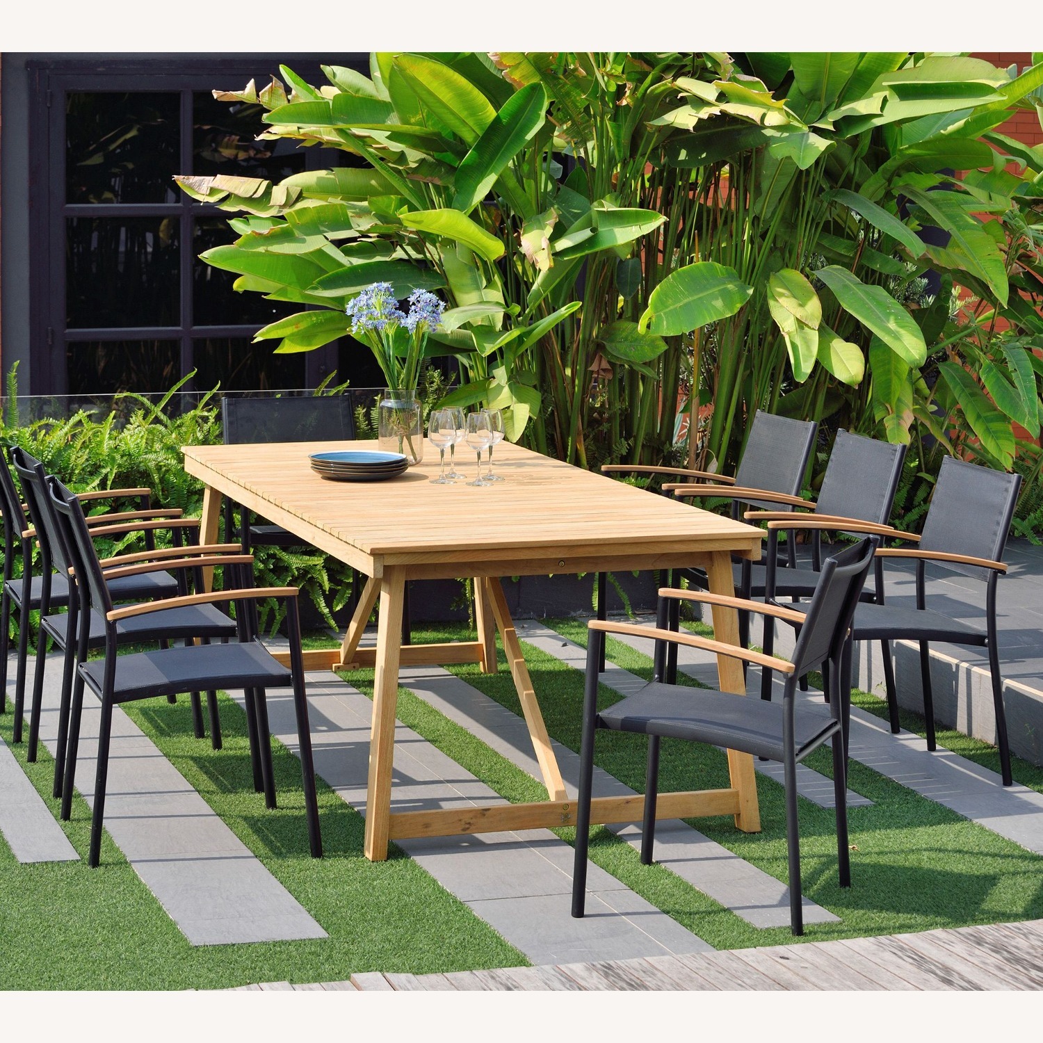 Pottery Barn Santa Ana Mesh Dining Armchair - image-3