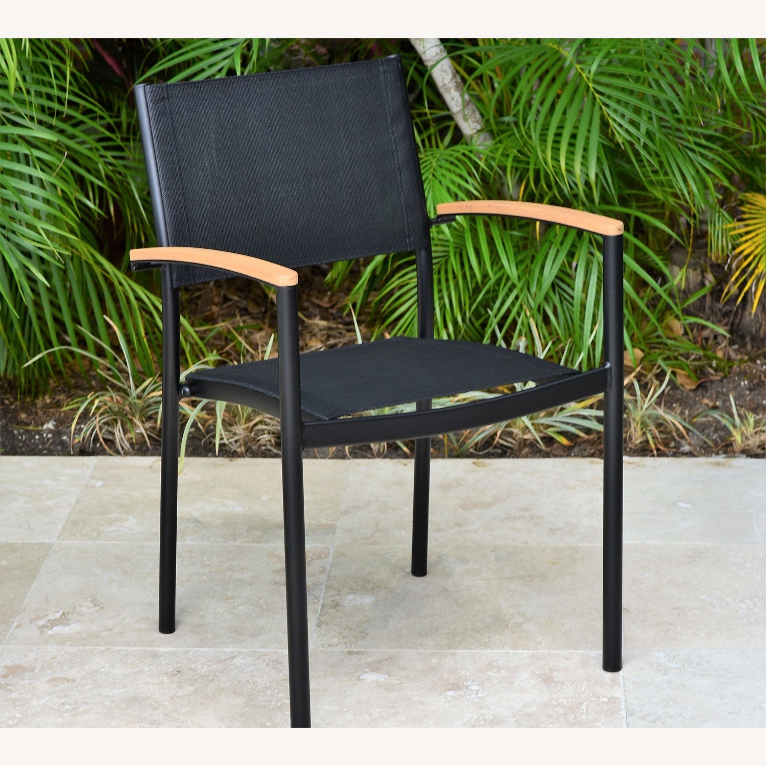 Pottery Barn Santa Ana Mesh Dining Armchair - image-2