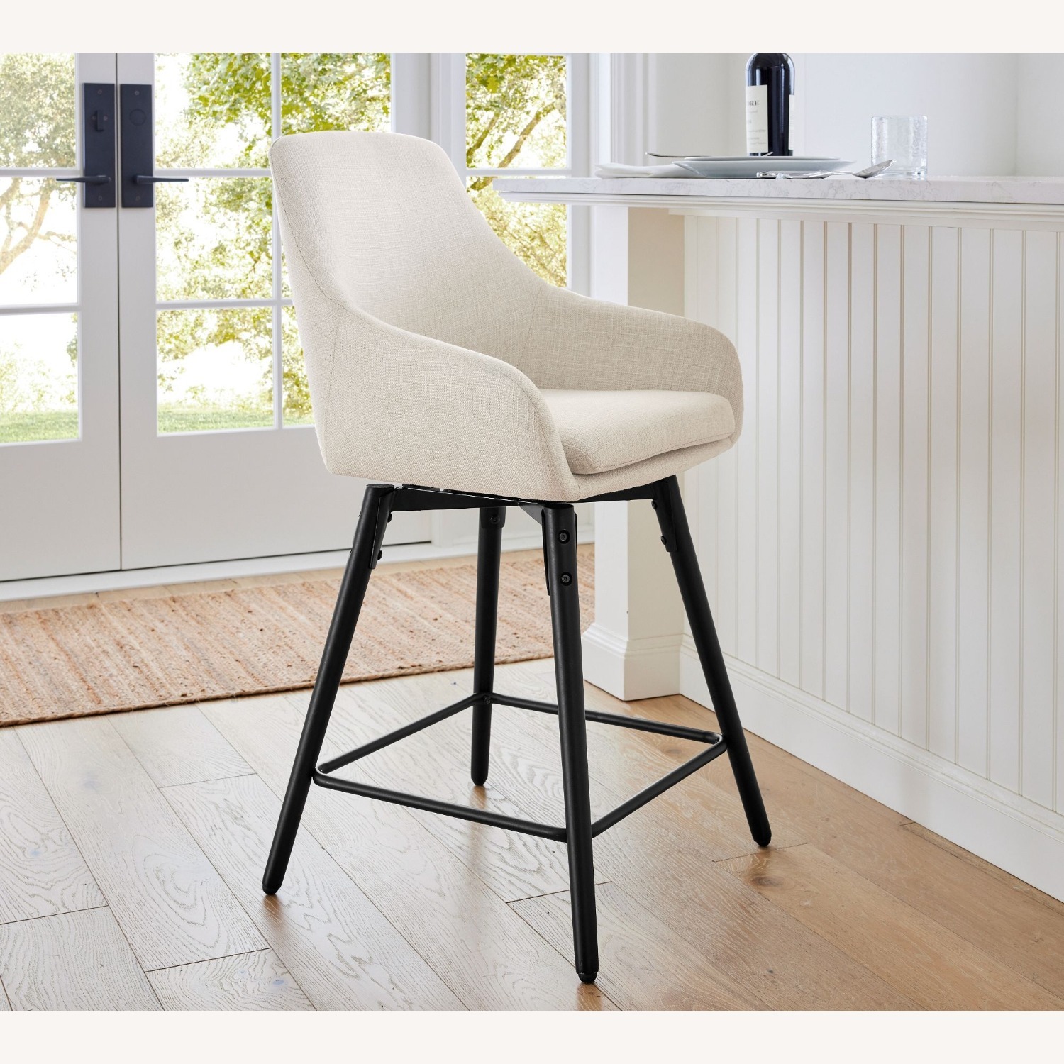 Pottery Barn Oakville Swivel Counter Stool - image-6