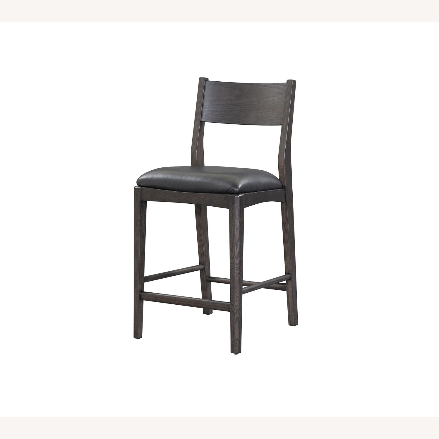 Pottery Barn Rockford Leather Stool - image-6