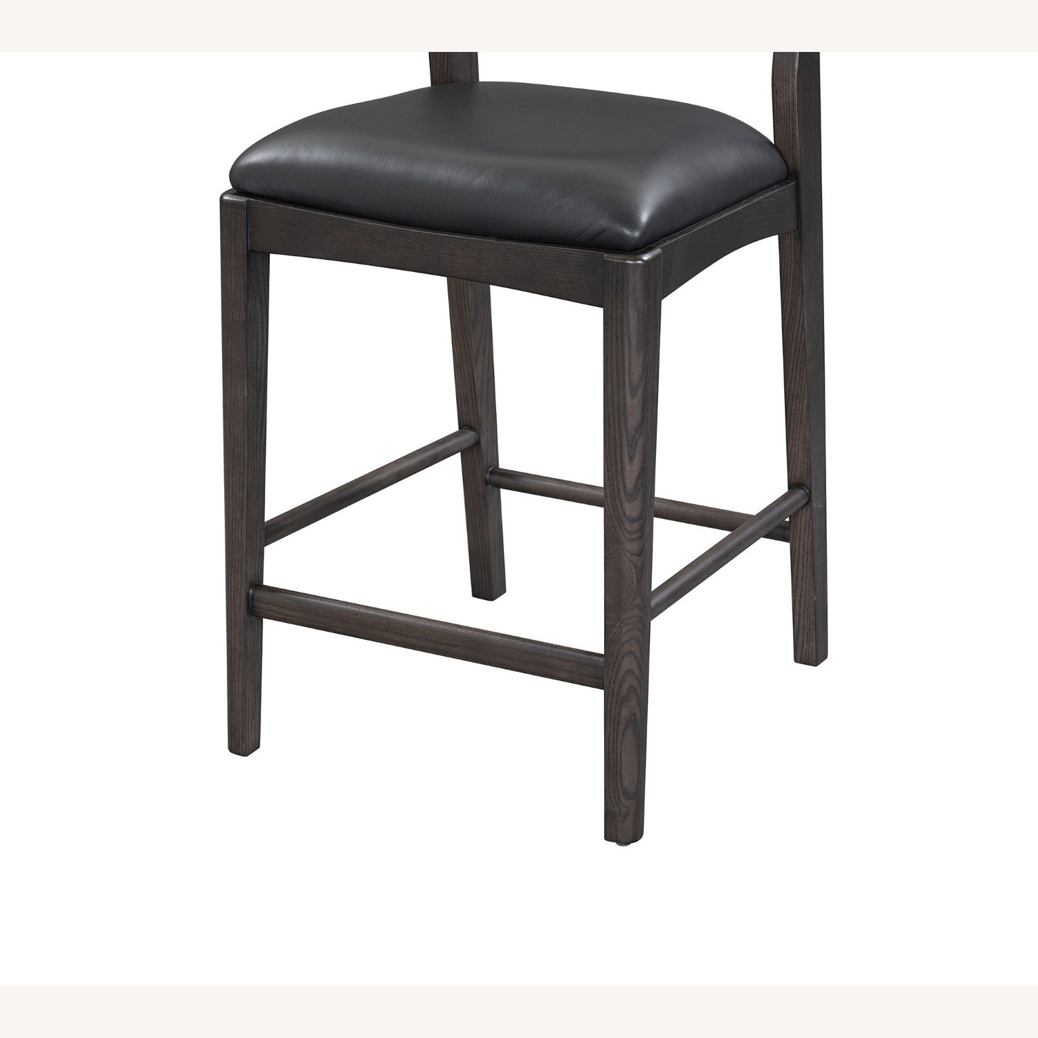 Pottery Barn Rockford Leather Stool - image-3