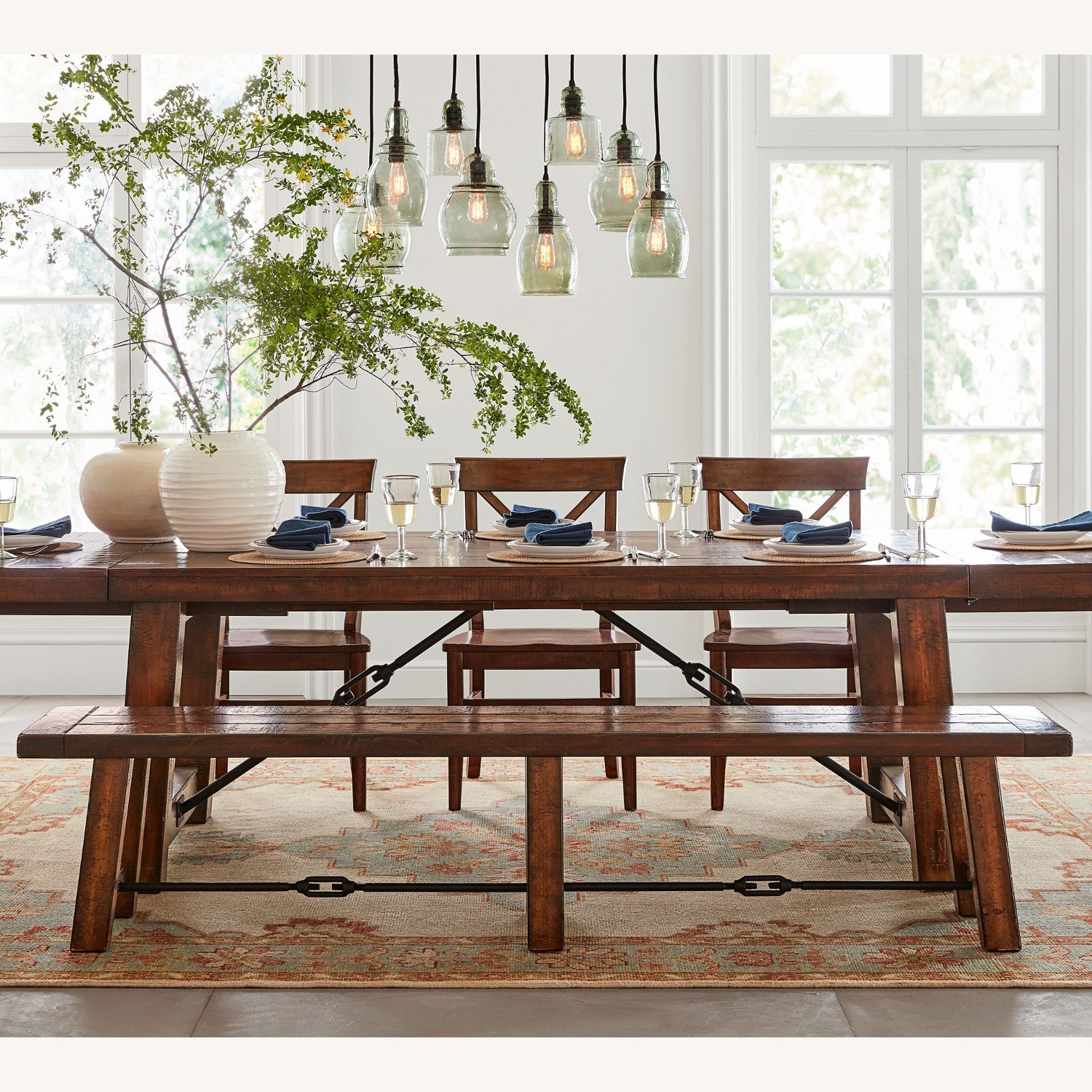 Pottery Barn Benchwright Dining Bench - image-2