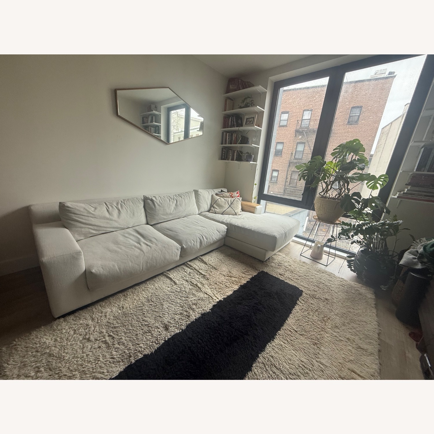 Nordic Knots Monolith Shag Rug - image-2