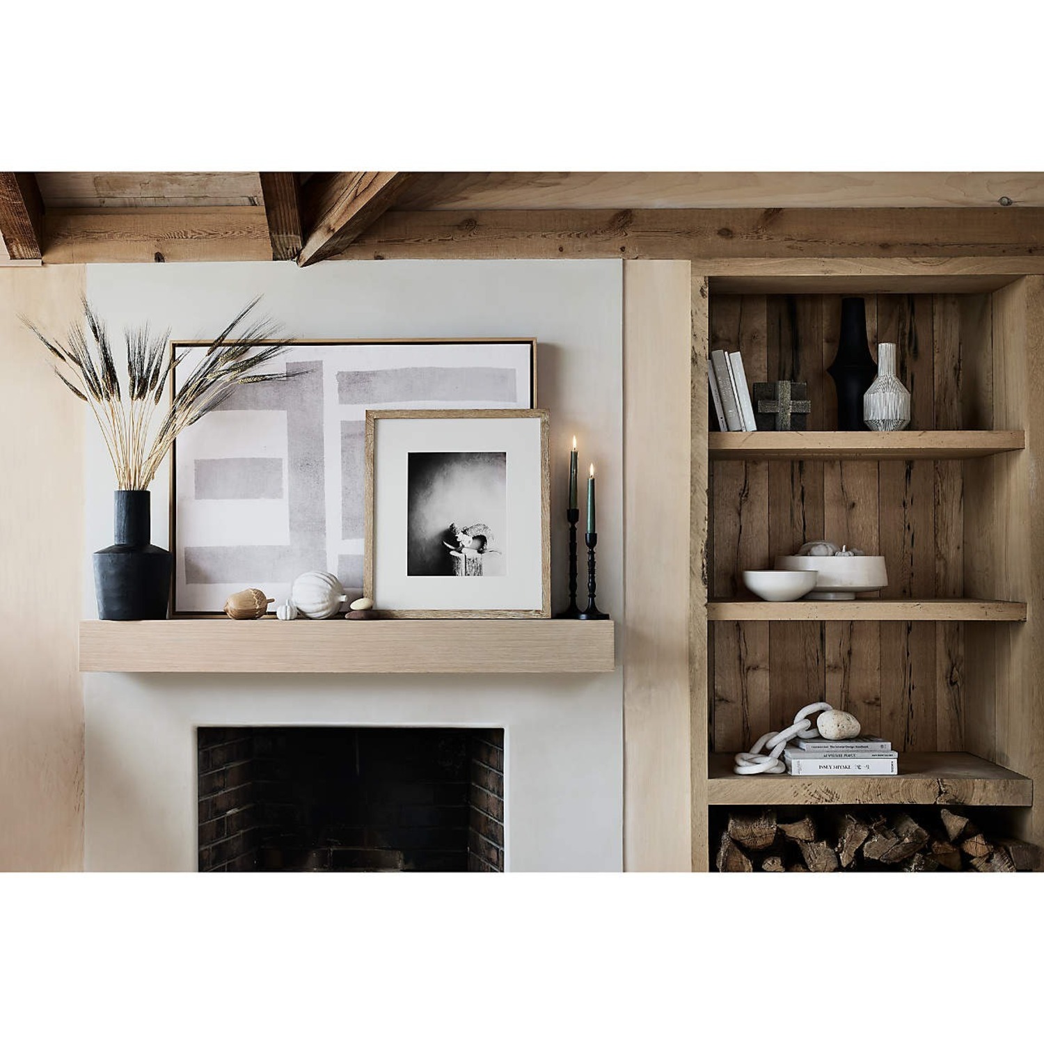 Crate & Barrel White Marble Links Decorative Chain - image-2