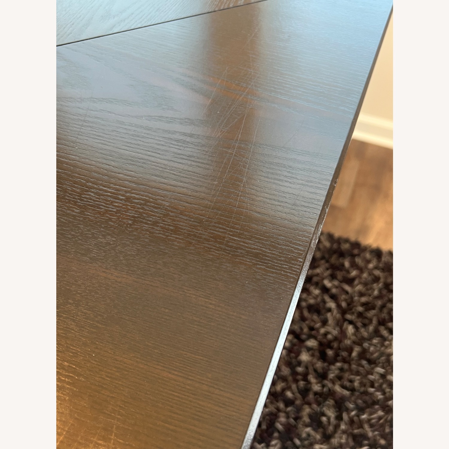 Wood Dining Set with 4 Chairs - image-3