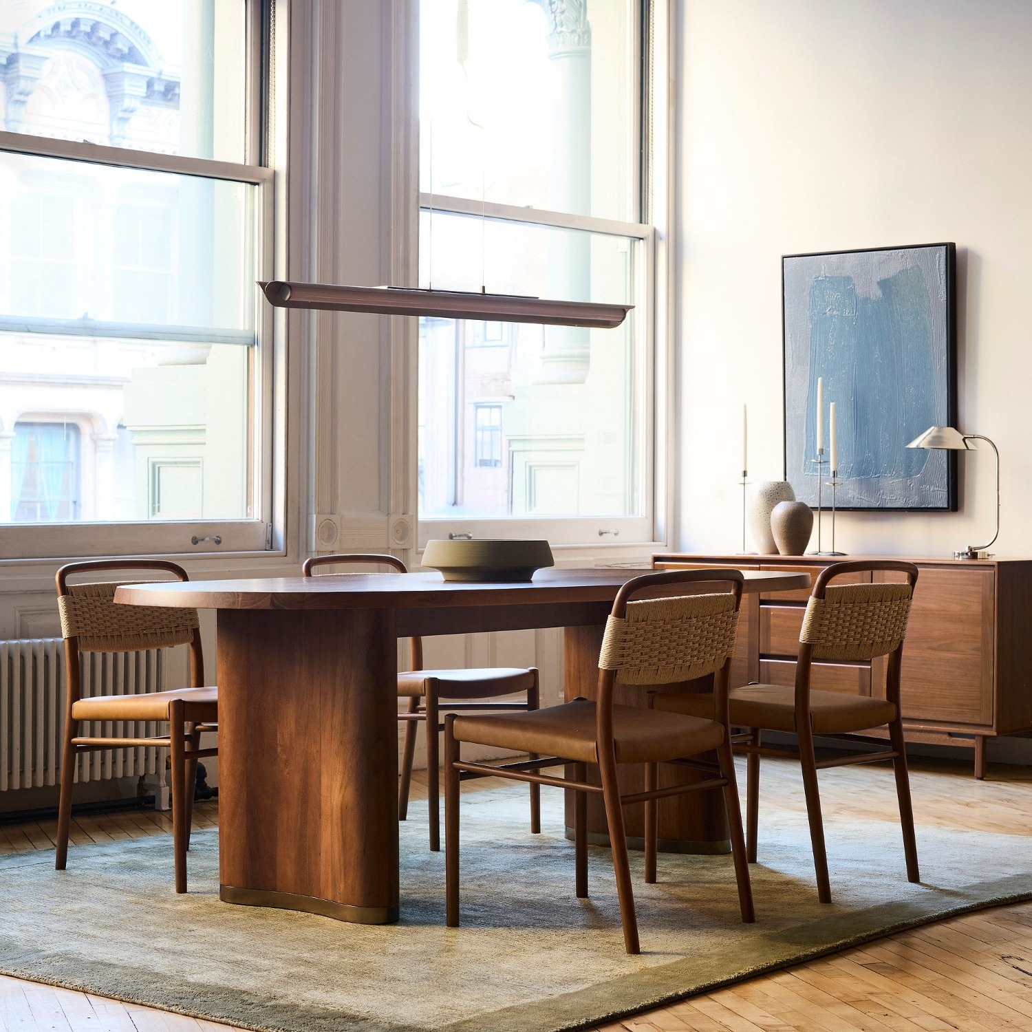 West Elm Eindhoven Leather Dining Chair - image-4