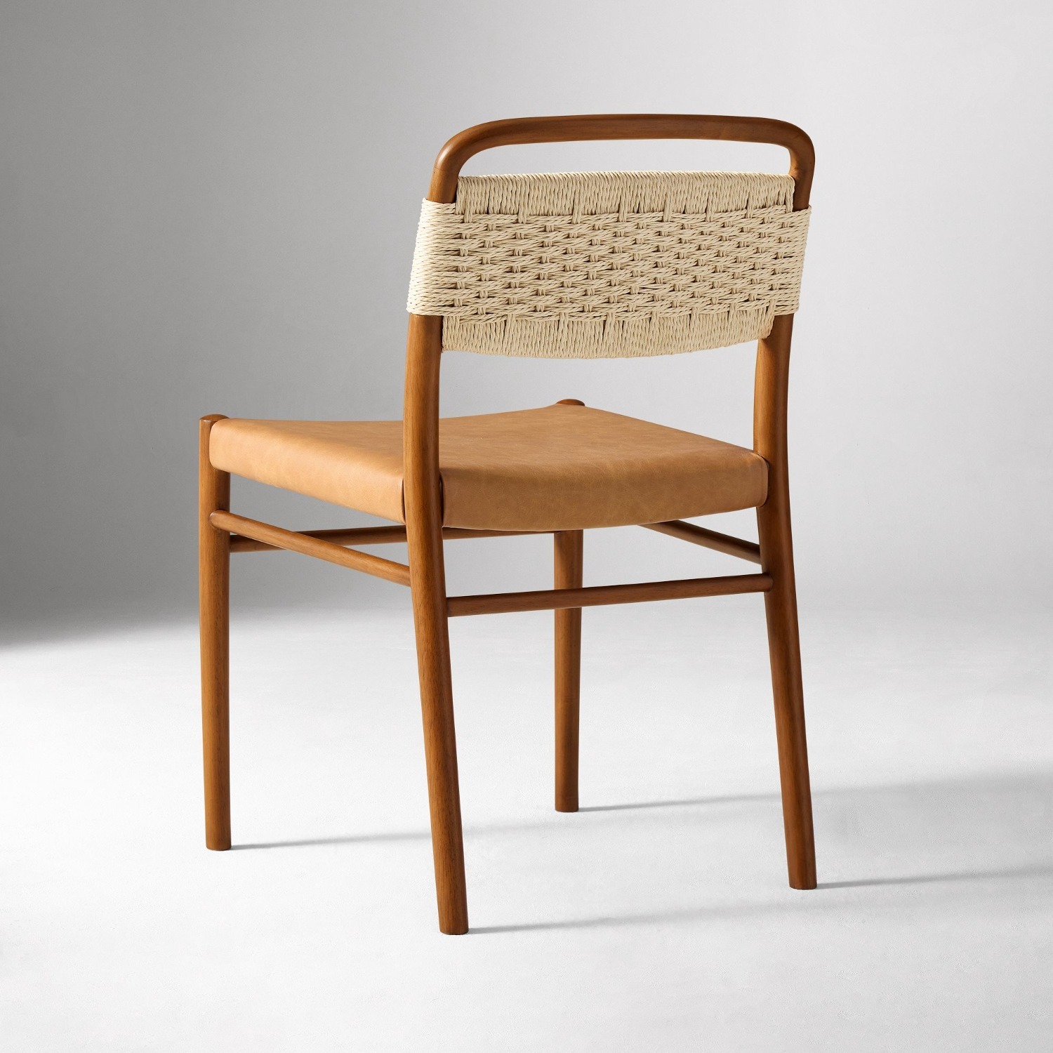 West Elm Eindhoven Leather Dining Chair - image-2