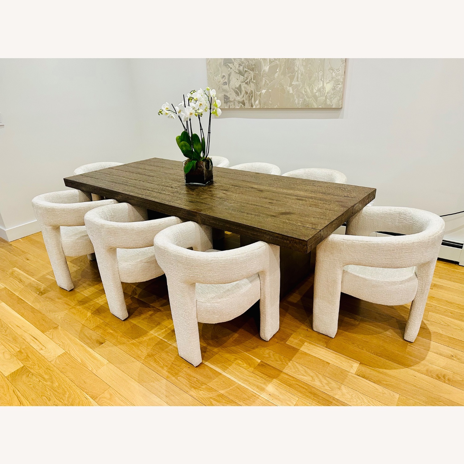 Solid Hard Wood Dining Table - image-0
