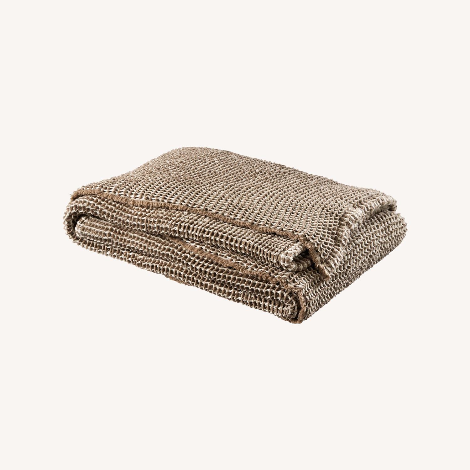 Room & Board Anika Throw Blanket In Taupe - image-0