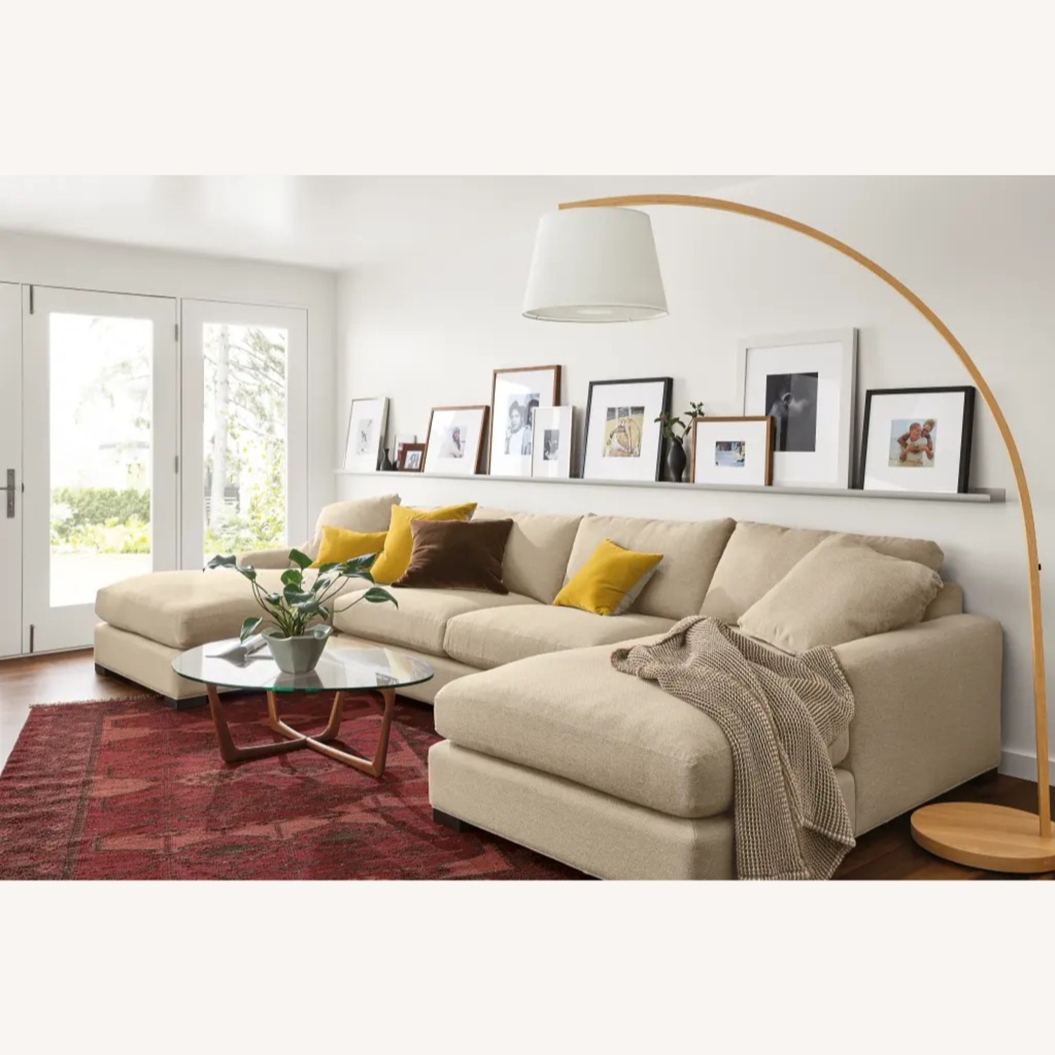 Room & Board Anika Throw Blanket In Taupe - image-1