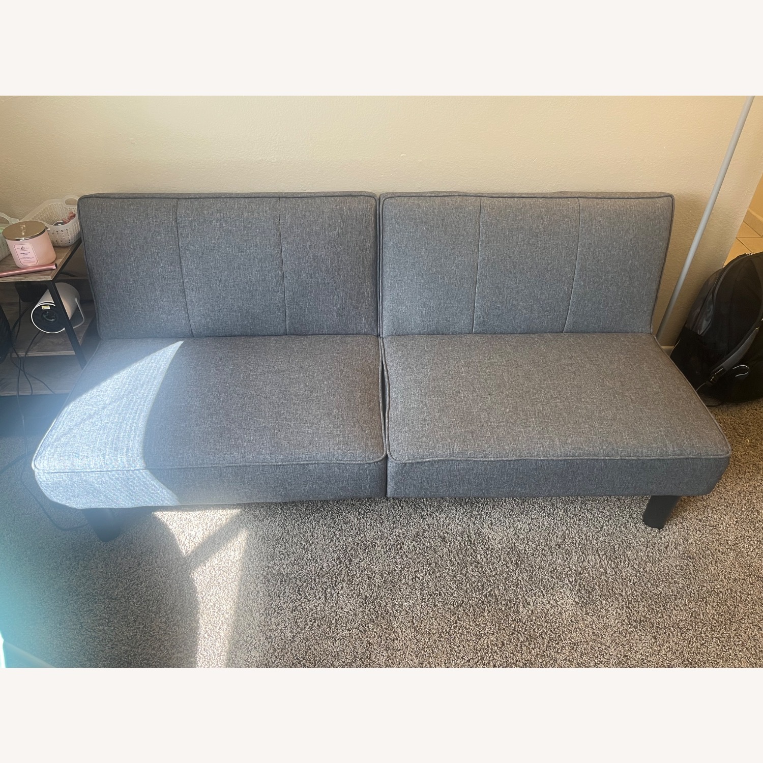 Walmart Grey Futon  - image-2