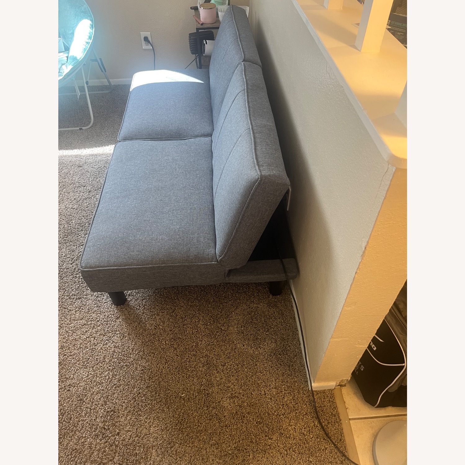 Walmart Grey Futon  - image-3